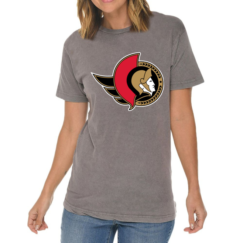 Ottawa,senators Vintage T-Shirt by meong | Artistshot