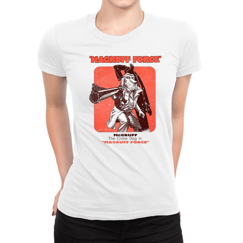 Mcgruff Force Ladies Fitted T-Shirt by wingtond | Artistshot