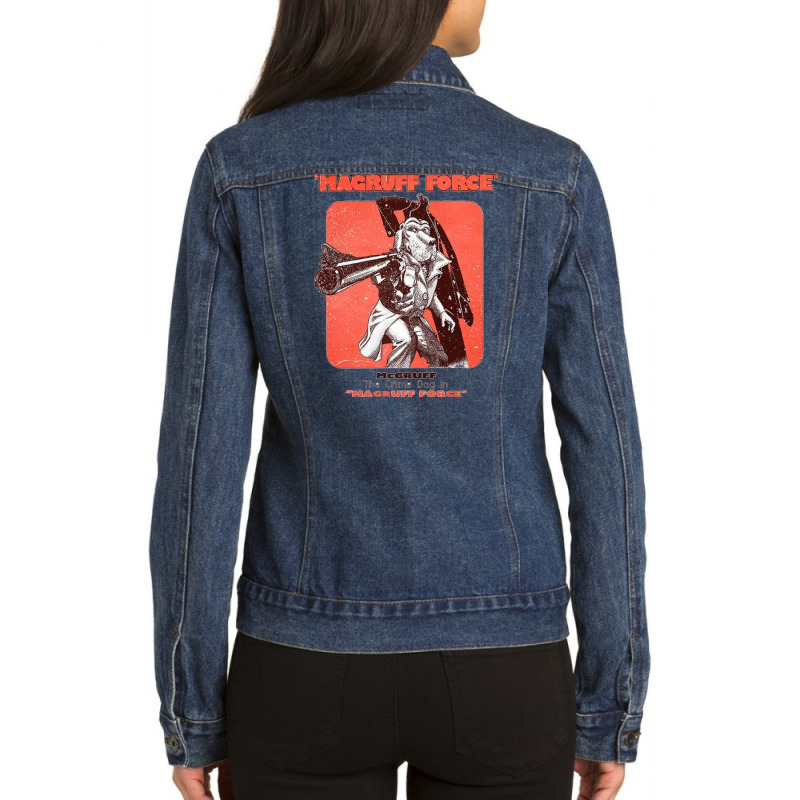 Mcgruff Force Ladies Denim Jacket by wingtond | Artistshot