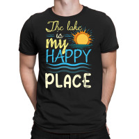 Ocean T  Shirt Lake My Happy Boat Kayak Pontoon Boating Summer T  Shir T-shirt | Artistshot