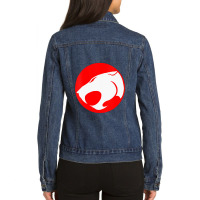 Womens Th.u.n.d.e.r.c.a.ts Ladies Denim Jacket | Artistshot