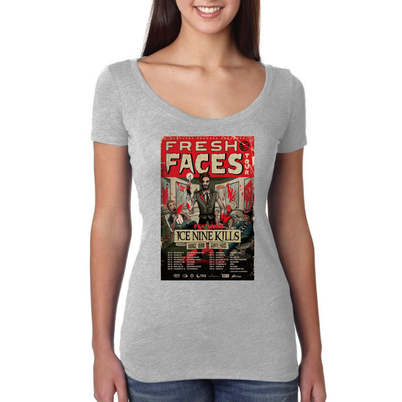 Fresh Faces Women's Triblend Scoop T-shirt by HenryCLee | Artistshot