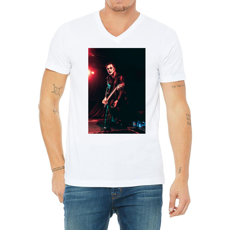 Guitar Mask Ice Nine Kills V-Neck Tee by HenryCLee | Artistshot