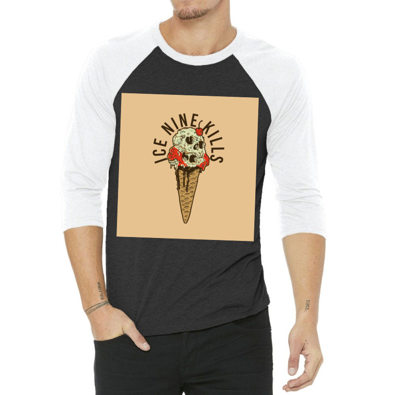 Ice Cream Kills 3/4 Sleeve Shirt by HenryCLee | Artistshot