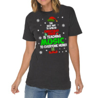 The Best Way To Spread Christmas Cheer Is Teaching Music Sweatshirt Vintage T-shirt | Artistshot