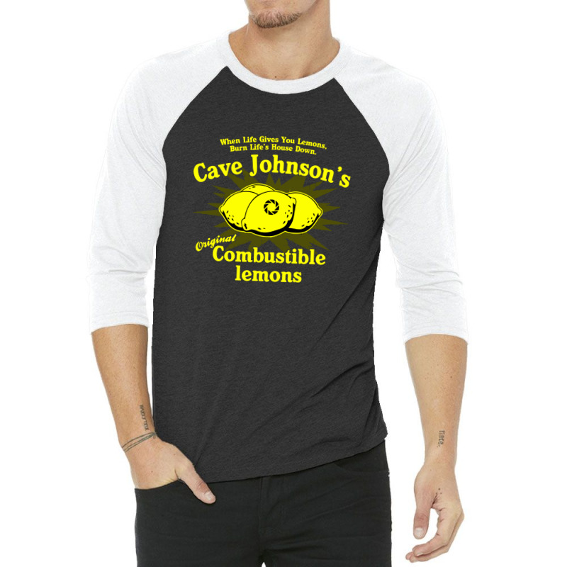 Cave Johnson's Combustible Lemons 3/4 Sleeve Shirt | Artistshot