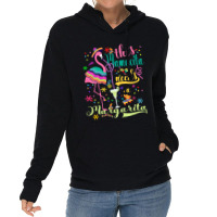 This Mamacita Needs A Margarita Cinco De Mayo Pink Flamingo T Shirt Lightweight Hoodie | Artistshot