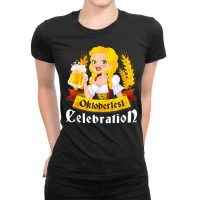 Oktoberfest Beer Wiesn Oktoberfest Girl Bavaria Design T Shirt Ladies Fitted T-shirt | Artistshot