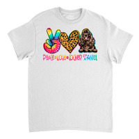 Peace Love Cocker Spaniel Tie Dye Dog Lover T Shirt Classic T-shirt | Artistshot