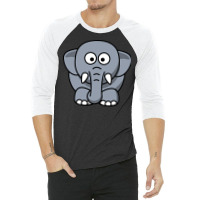 Kids Elephant 3/4 Sleeve Shirt | Artistshot