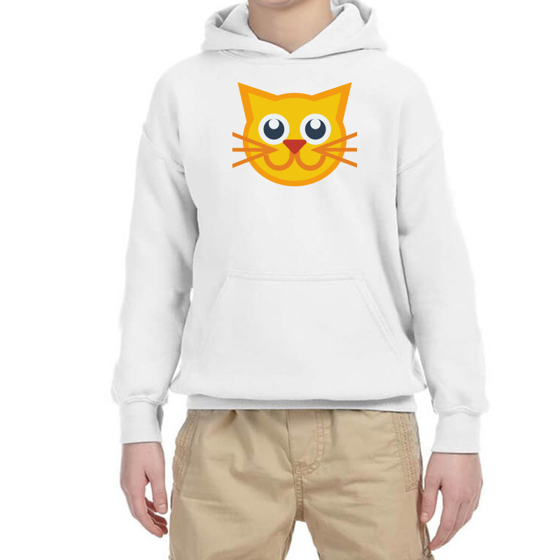 Cat Yellow Youth Hoodie | Artistshot