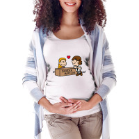 Office Love! Maternity Scoop Neck T-shirt | Artistshot