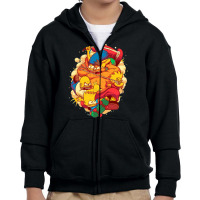 The Family Arcade Game Youth Zipper Hoodie | Artistshot