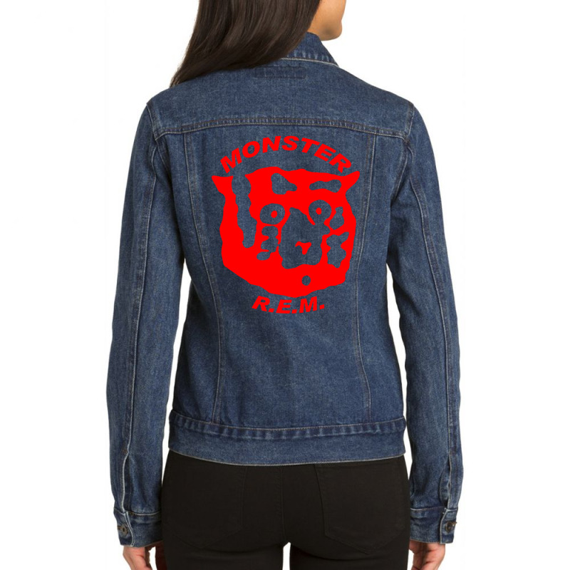 Monster Ladies Denim Jacket by Luna Shop | Artistshot