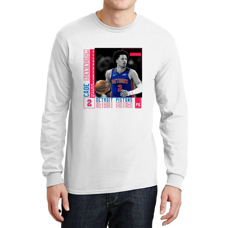 Cade Cunningham Basketball Long Sleeve Shirts by ralinesah | Artistshot