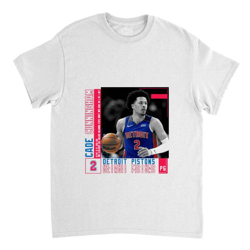 Cade Cunningham Basketball Classic T-shirt by ralinesah | Artistshot