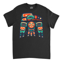 Alaska, Raven Haida Tribal Art, Native American Totem Premium T Shirt Classic T-shirt | Artistshot