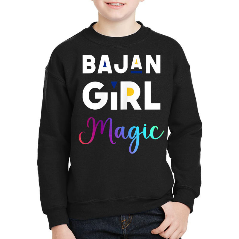 Bajan Girl Magic Shirt Barbados Black Pride Barbadian T Shirt Youth Sweatshirt by alayziahollars | Artistshot