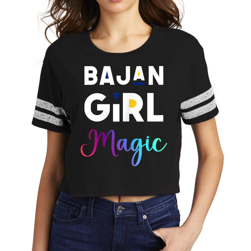 Bajan Girl Magic Shirt Barbados Black Pride Barbadian T Shirt Scorecard Crop Tee by alayziahollars | Artistshot