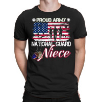 Proud Army National Guard Niece - U.s. Military Gift T-shirt | Artistshot