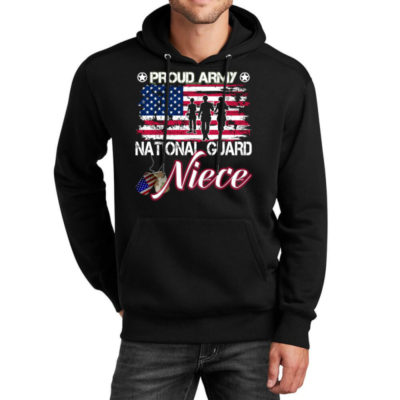 Proud Army National Guard Niece - U.s. Military Gift Unisex Hoodie | Artistshot