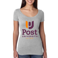 Post University Women's Triblend Scoop T-shirt | Artistshot