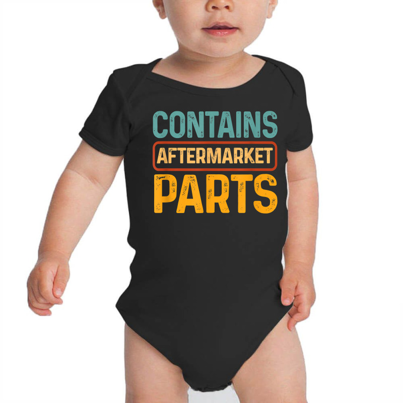 Bionic Aftermarket Parts Design   Knee And Hip Replacement T Shirt Baby Bodysuit by harmanyuan | Artistshot