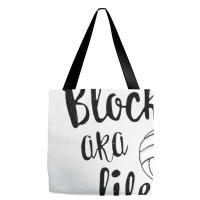 Blocker Aka Life Saver Funny Volleyball T Shirt Defense [converted] Co Tote Bags | Artistshot