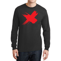 Red X Long Sleeve Shirts | Artistshot