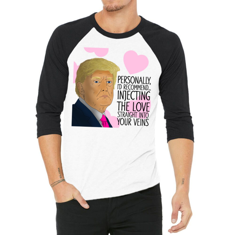 Donald Trump Inject Anniversary 3/4 Sleeve Shirt | Artistshot