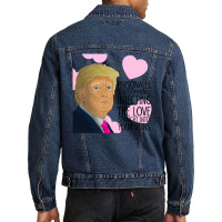 Donald Trump Inject Anniversary Men Denim Jacket | Artistshot