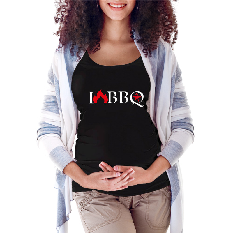 I Love Bbq Maternity Scoop Neck T-shirt by tshiart | Artistshot