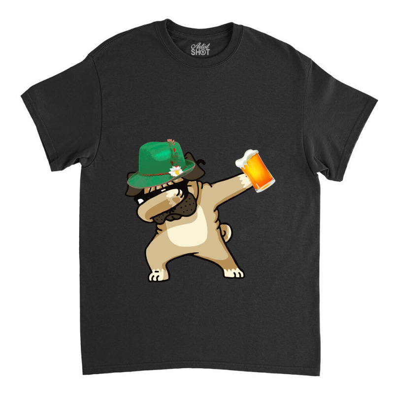 Funny Oktoberfest Costume Dog German Beer Classic T-shirt by MichaelAlavarado | Artistshot