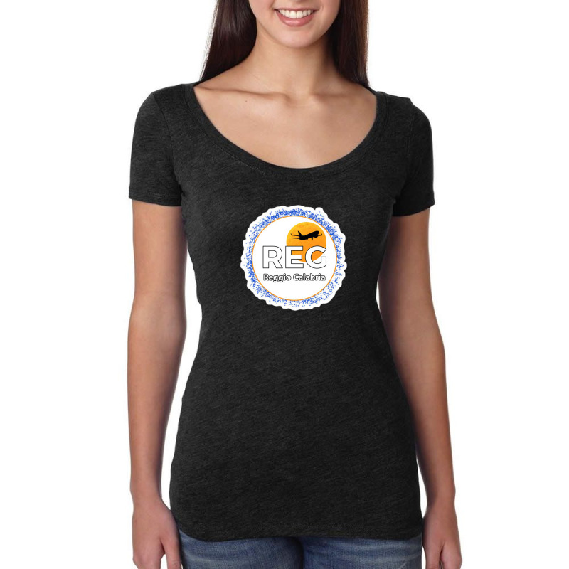 Amsterdam Airport Ams 96869771 Women's Triblend Scoop T-shirt by didi22 | Artistshot