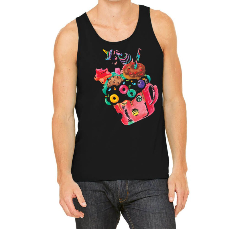 Whimsical Unicorn Milkshake T  Shirt Magical Rainbow Unicorn Smoothie Tank Top by salesmanhuh | Artistshot