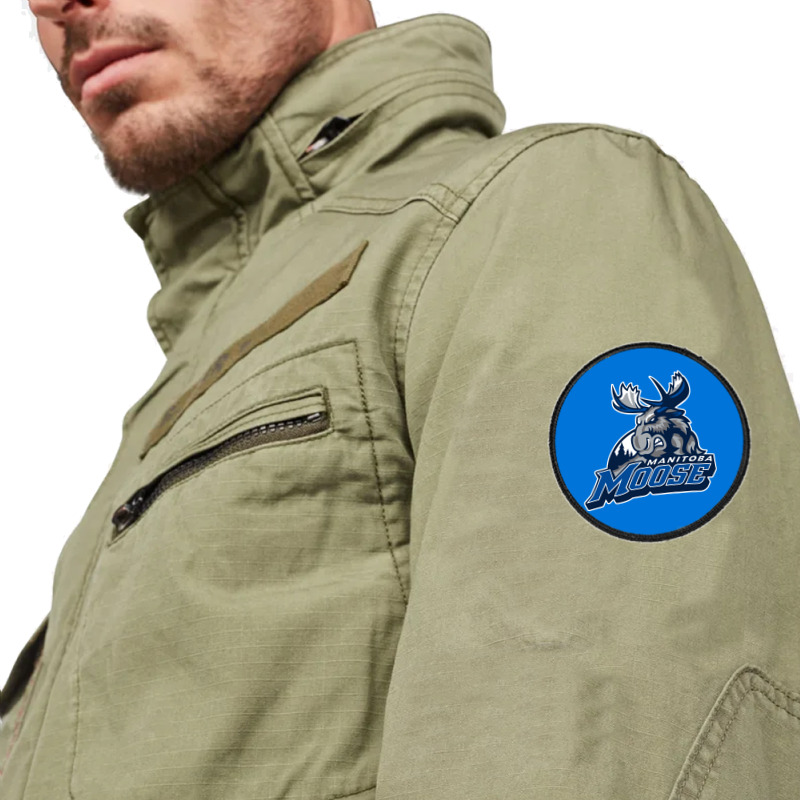 Manitoba Moose Merch Round Patch | Artistshot