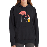 Flamingo Drinking Beer T-shirt Bird Lover Alcohol Party Tee Vintage Hoodie | Artistshot