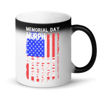 Memorial Day Murph Patriotic Flag 2019 Wod Challenge Magic Mug | Artistshot