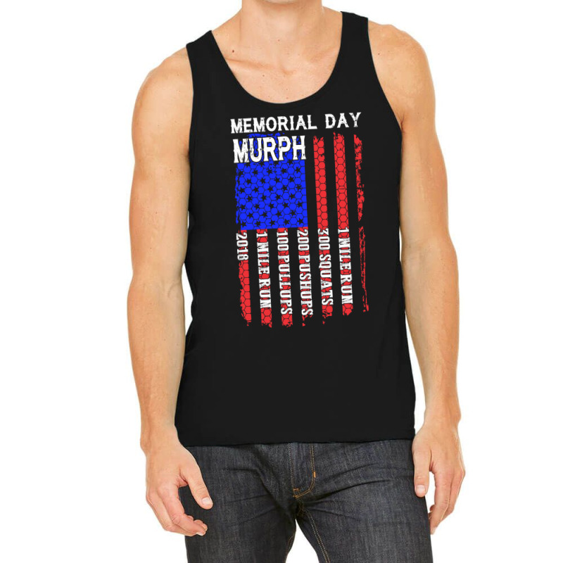 Memorial Day Murph Patriotic Flag 2019 Wod Challenge Tank Top | Artistshot