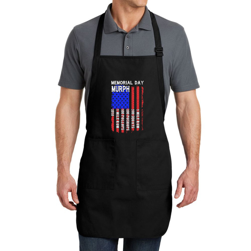 Memorial Day Murph Patriotic Flag 2019 Wod Challenge Full-length Apron | Artistshot