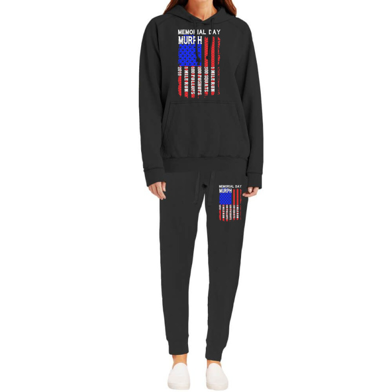 Memorial Day Murph Patriotic Flag 2019 Wod Challenge Hoodie & Jogger Set | Artistshot