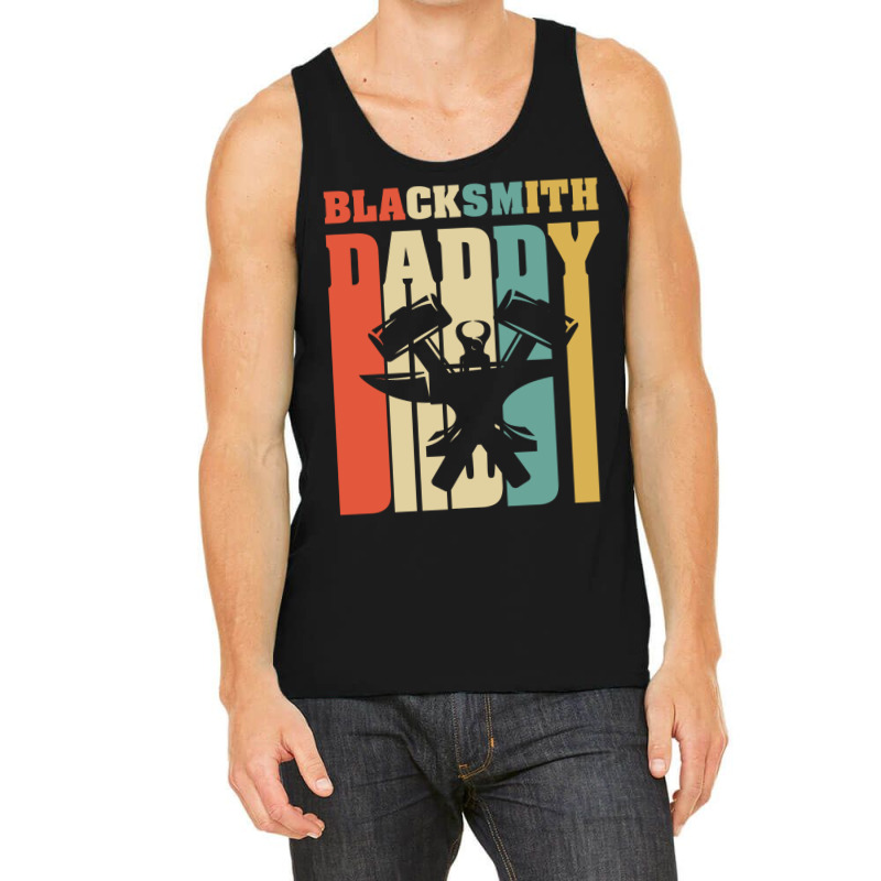 Mens Daddy Blacksmith.vintage Retro Shirts For Father's Day Tank Top | Artistshot