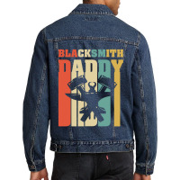 Mens Daddy Blacksmith.vintage Retro Shirts For Father's Day Men Denim Jacket | Artistshot