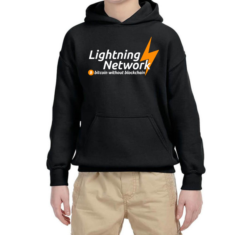 Uomo Lightning Network Youth Hoodie by saterseim | Artistshot