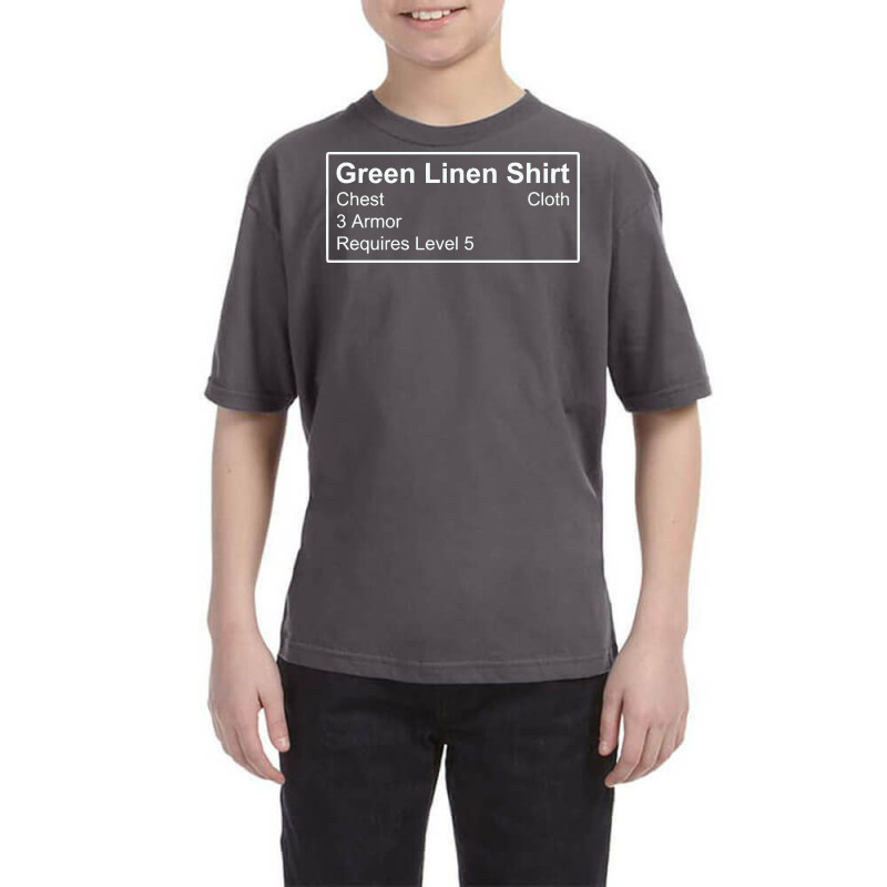 Green Linen Shirt Youth Tee | Artistshot