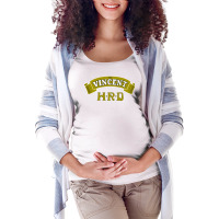 Vincent Hrd Style Motorcycle Maternity Scoop Neck T-shirt | Artistshot