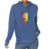 Cloud Overlay Rainbow Lightweight Hoodie | Artistshot