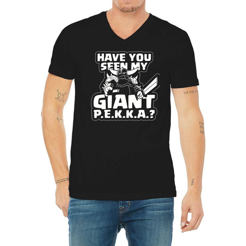 Have You Seen My Giant P V-neck Tee | Artistshot