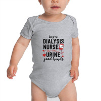 Dialysis Nurse Gifts For Women Funny Pun Urine Good Hands Baby Bodysuit | Artistshot