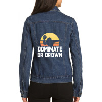 Dominate Or Drown Vintage Water Polo Shirts For Boys Men Ladies Denim Jacket | Artistshot